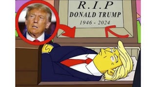 Fact Check: The Simpsons Did NOT Predict Donald Trump Assassination Attempt On July 13, 2024 -- Coffin Image From Fake Episode