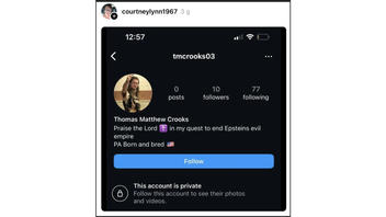 Fact Check: Image Does NOT Show Authentic Instagram Account Of Trump Shooter Thomas Matthew Crooks With Epstein Bio