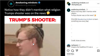 Fact Check: Photo Does NOT Show Trump Shooter Crooks Wearing Yarmulke, Synagogue Representatives Say