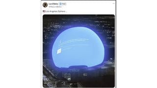 Fact Check: Sphere Did NOT Show 'Blue Screen Of Death' OR 'BSoD' During CrowdStrike Outage -- Image Is Doctored, From 2023