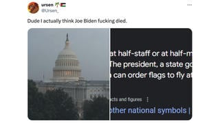 Fact Check: Half-Staff US Capitol Flag Does NOT Mean Biden Died Week Of July 22, 2024 -- It Was Lowered For Jackson Lee's Death