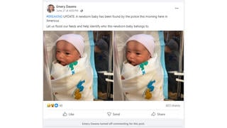 Fact Check: 'Unidentified' Newborn Posts Are NOT Genuine Effort To Find Parents -- Part Of A Bait-And-Switch Scam