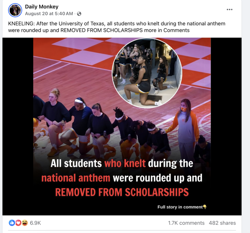 UT Students  kneeling Removed From Scholarships Image.png