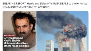 Fact Check: Biden, Harris Did NOT Personally Oversee Plea Deal With Khalid Sheikh Mohammed, Other 9/11 Defendants 