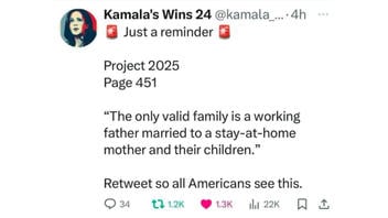 Fact Check: Project 2025 Does NOT Claim 'Only Valid Family' Is Working Father, Stay-At-Home Mother, Their Children