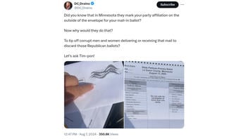 Fact Check: Minnesota Mail-In Ballot Envelopes Do NOT Have Political Party Affiliation On Outside