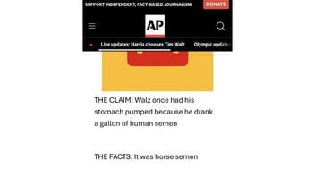 Fact Check: AP Did NOT Publish Fact Check On Fake Walz Horse Related Stomach Pumping Story 