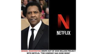 Fact Check: Satire Article Says Denzel Washington Drops Out Of $500 Million Netflix Project, Rep Says 'Complete Fabrication'