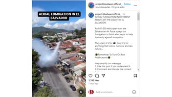 Fact Check: Video Does NOT Show Helicopter Spraying Over El Salvador To Harm Humans -- Dengue Fever Alert Prompted Mosquito Fumigation