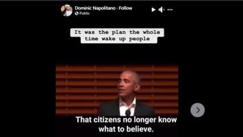 Fact Check: Obama Did NOT Present Plan To 'Flood' Public Square With 'Raw Sewage' In 2022 Speech; He Described Propaganda Tactics