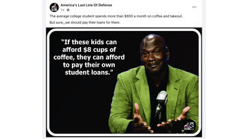 Fact Check: Michael Jordan Did NOT Say 'If Kids Can Afford $8 Cups Of Coffee, They Can Afford To Pay Their Own Student Loans'