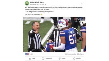 Fact Check: NFL Referees Were NOT Given Authority To Disqualify Players Kneeling During National Anthem -- It's From Satirical Source