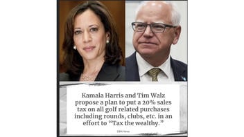 Fact Check: Kamala Harris Campaign Did NOT Say It Would Put 20% Sales Tax On Golf Products -- Satire Account