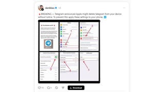 Fact Check: Telegram Did NOT Announce In August 2024 That Apple Might Delete App Without Notice