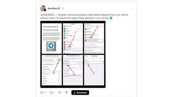 Fact Check: Telegram Did NOT Announce In August 2024 That Apple Might Delete App Without Notice