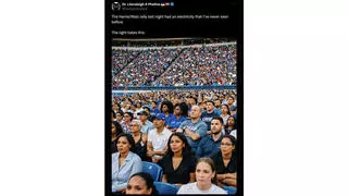 Fact Check: Kamala Harris Campaign Did NOT Post AI-Generated Photo Of Crowds -- It Came From Self-Described Parody Account