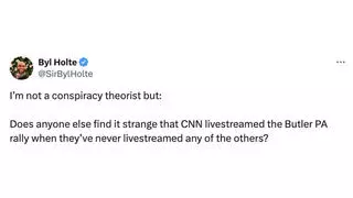 Fact Check: CNN Did NOT Live Stream Butler, Pennsylvania, Rally -- But It Was Covered On TV