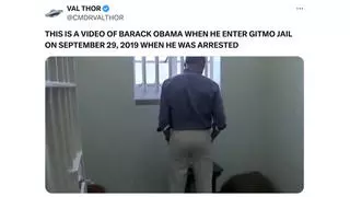 Fact Check: Video Does NOT Show Barack Obama In A Cell At GITMO -- Clip Is From 2013 When Obama Visited Mandela's Jail Cell