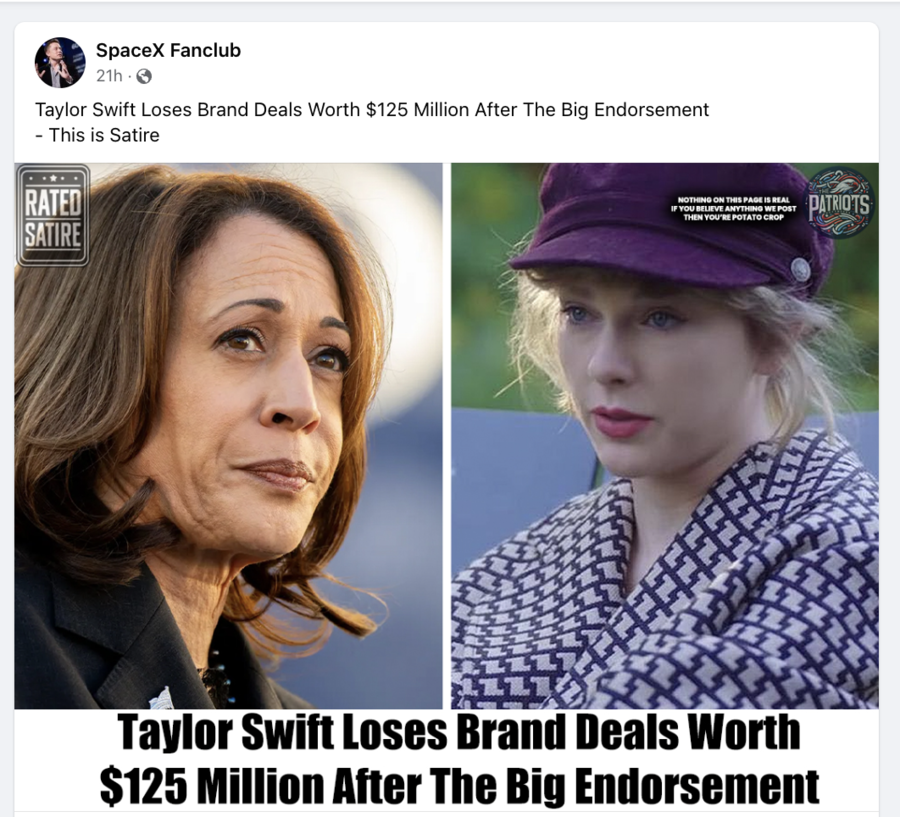 Fact Check Taylor Swift Did NOT Lose 'Brand Deals Worth 125 Million