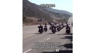 Fact Check: Video Does NOT Show Mongols, Hells Angels Heading To Colorado In 2024 To 'Deal With' Venezuelan Gang Members