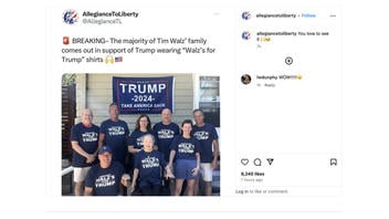 Fact Check: Photo Shows Distant Nebraska Relatives of Tim Walz Supporting Trump -- 3rd & 4th Cousins