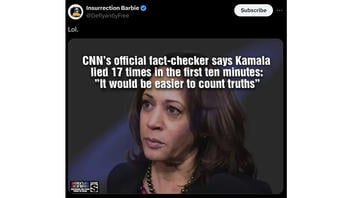 Fact Check: CNN's Fact Checker Did NOT Say Kamala Harris 'Lied 17 Times' In First 10 Minutes Of Presidential Debate -- Original Claim Had Satire Disclaimer