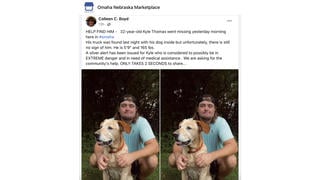 Fact Check: FAKE Posts About Missing '32-Year-Old Kyle Thomas' In Various Cities Are Bait-And-Switch