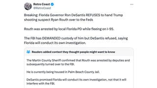 Fact Check: DeSantis Did NOT Refuse To Give Alleged Trump Shooter Routh To FBI