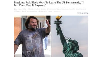 Fact Check: Jack Black Did NOT Vow To Permanently Leave US -- From Satire Site