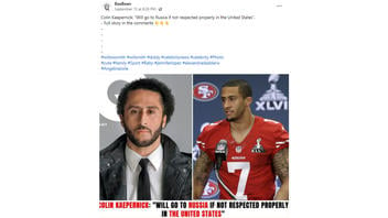 Fact Check: Colin Kaepernick Did NOT Say He'll 'Go To Russia' If Disrespected In US -- From Satire Article