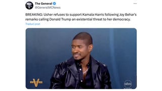 Fact Check: Usher DID Say He Supports Kamala Harris in Joy Behar Interview -- Video Where He 'Refuses' Is Edited 