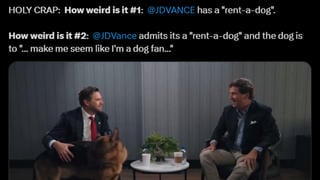 Fact Check: JD Vance Did NOT Admit To Using A 'Rent-A-Dog' -- Clip Does NOT Show His Full Comment