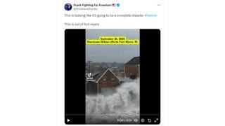 Fact Check: Storm Video Compilation Does NOT Show Hurricane Helene In Fort Myers, Florida -- Mislabeled Old Footage