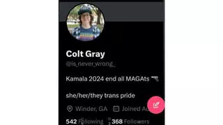 Fact Check: FAKE Screenshot Shows Apalachee Shooting Suspect Colt Gray As Transgender And Harris Supporter 