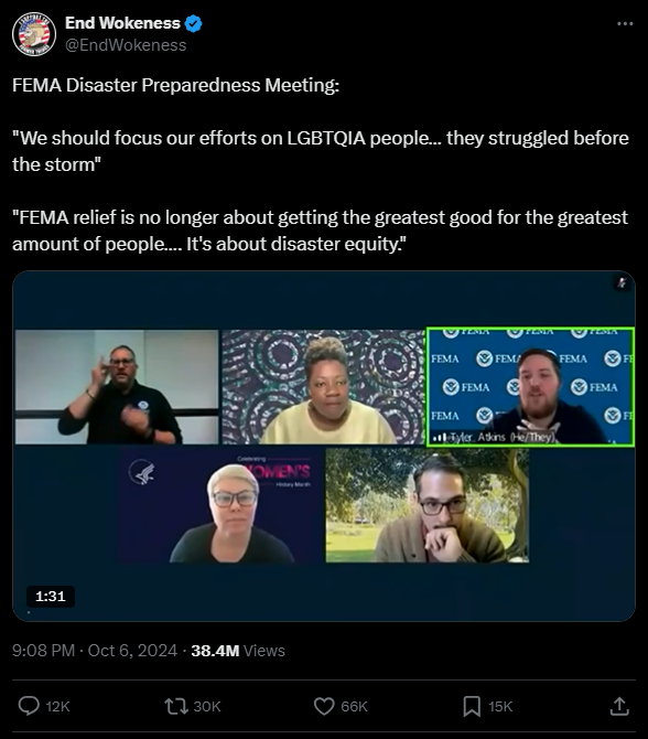 fema disaster preparedness meeting X post.png