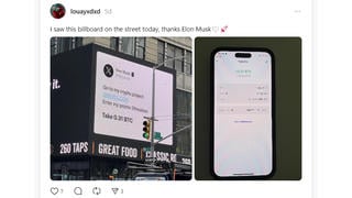 Fact Check: Elon Musk Did NOT Tweet Promo Code To Crypto Project Or Put It On NYC Billboard