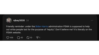 Fact Check: FEMA Does NOT Have Policy To Help 'White People Last' In Providing Disaster Relief