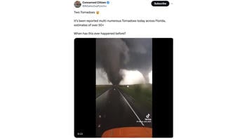 Fact Check: Video Does NOT Show Tornadoes In Florida During Milton Landfall In October 2024