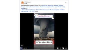 Fact Check: Video Does NOT Show Hurricane Milton -- It's Compilation Of Old, AI-Generated Or Digitally Manipulated Clips 