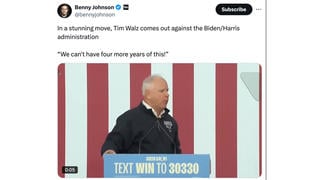 Fact Check: Walz Did NOT Say 'We Can't Have Four More Years Of This' About Biden-Harris Administration -- Was Talking About Trump