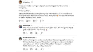 Fact Check:  DeSantis Did NOT Lift Ban On Illegal Immigrants For Hurricane Helene, Milton Clean-Up