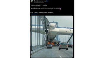 Fact Check: FAKE Image Shows Catastrophic Plane Crash On Bridge