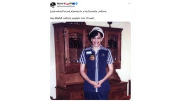 Fact Check: Photo Of Kamala Harris In McDonald's Uniform IS FAKE -- Real Image Is Of A Different Woman