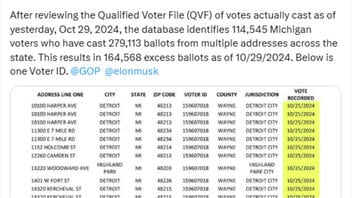 Fact Check: Multiple Entries For Same 'Voter ID' In Michigan's Voter File Do NOT Indicate Fraud; State Says Formatting Errors Are To Blame