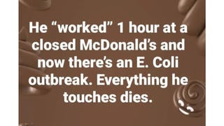 Fact Check: McDonald's E.coli Outbreak Did NOT Happen After Trump Worked A Shift There