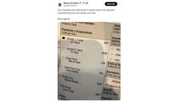 Fact Check: Canadian Citizen Did NOT Cross Border To Vote For Trump With Ballot Pictured -- Online Trend