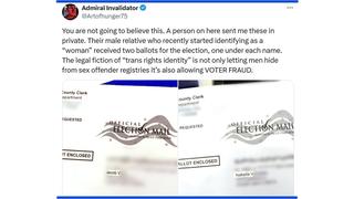 Fact Check: Post Does NOT Prove Transgender Person Received 2 Ballots In McHenry County, Illinois