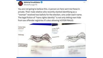 Fact Check: Post Does NOT Prove Transgender Person Received 2 Ballots In McHenry County, Illinois