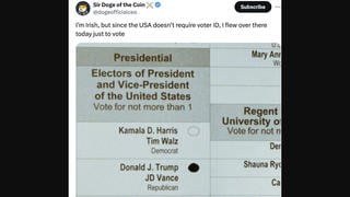 Fact Check: FAKE Posts Claim That Foreign Nationals  Are Voting In The US Election Because No Voter ID Is Required