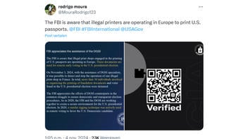 Fact Check: FBI Did NOT Warn About Illegal Printers Being Used To Make Passports To Vote Remotely